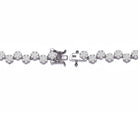 Madeleine Cluster Flower Link Bracelet GENEVIVE