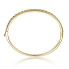 Sabine Chain Link Stiff Bangle Bracelet Genevive