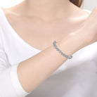 Isabelle Marquise Flower Tennis Bracelet GENEVIVE