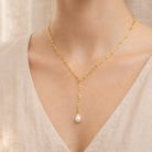 Brigitte Pearl Couture Y-Style Necklace GENEVIVE