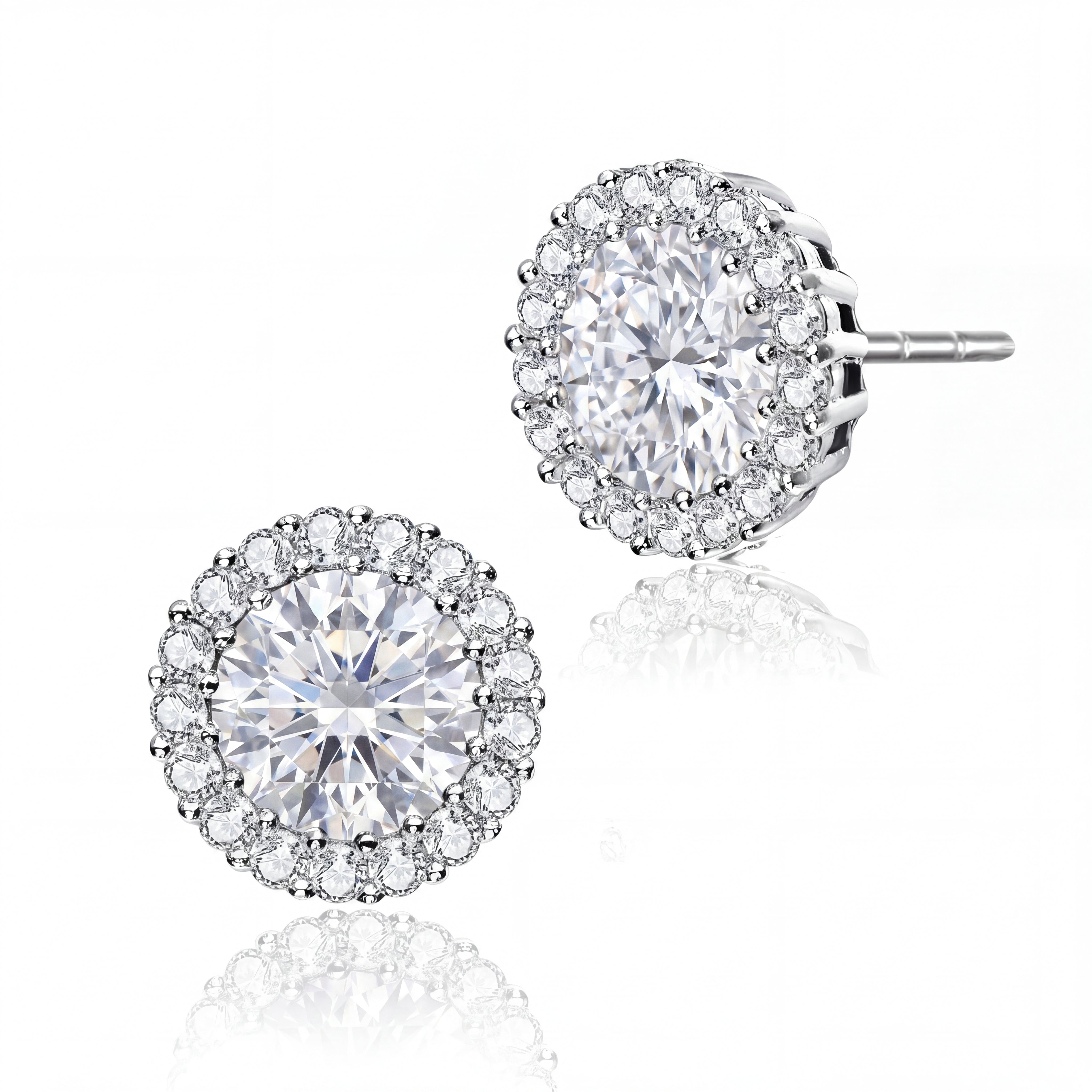 Aurélie Halo Stud Earrings GENEVIVE