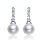 Delphine Pearl Round Drop Limited Edition Earrings GENEVIVE