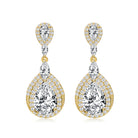 Constance Teardrop Link Earrings GENEVIVE