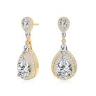 Constance Teardrop Link Earrings GENEVIVE
