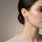 Manon Double Heart Stud Earrings GENEVIVE