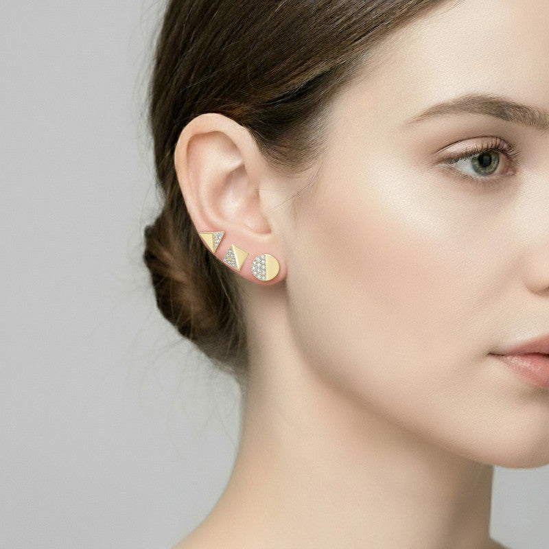 Sienna Geometric CZ Stud Set GENEVIVE