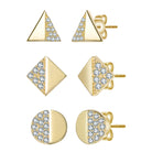 Sienna Geometric CZ Stud Set GENEVIVE