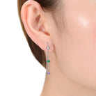 Sabine Fish Hook Drop Earrings GENEVIVE