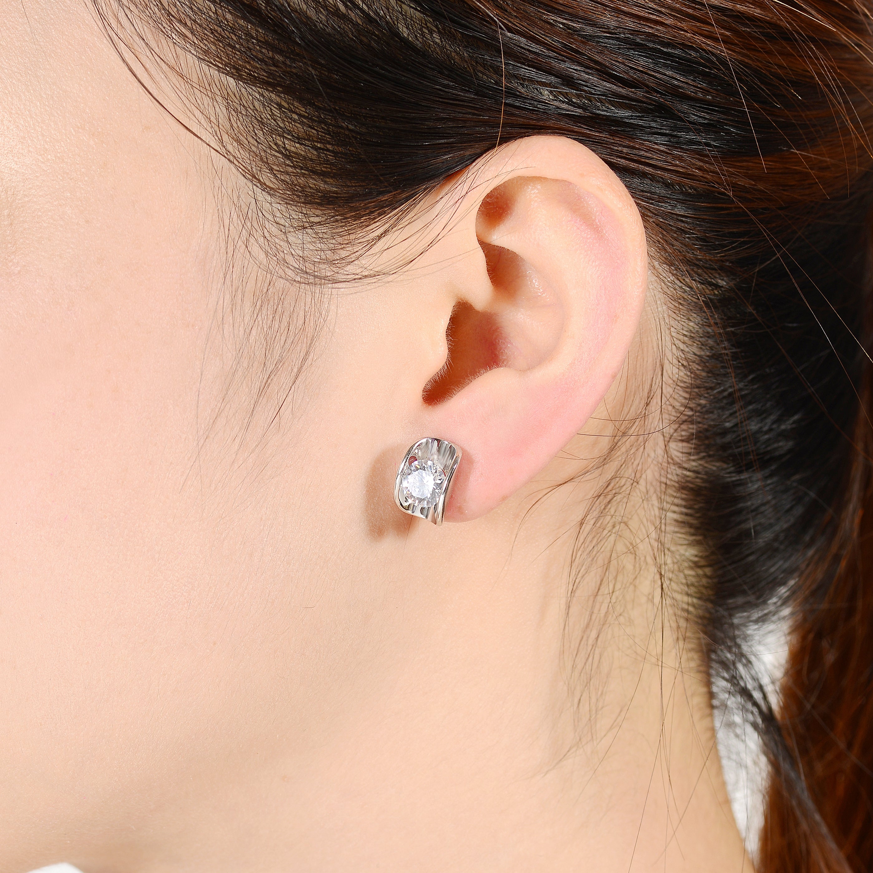 Cannes Demi Lune Earrings GENEVIVE