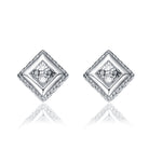 Helene Square Stud Earrings GENEVIVE