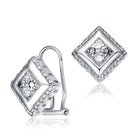 Helene Square Stud Earrings GENEVIVE
