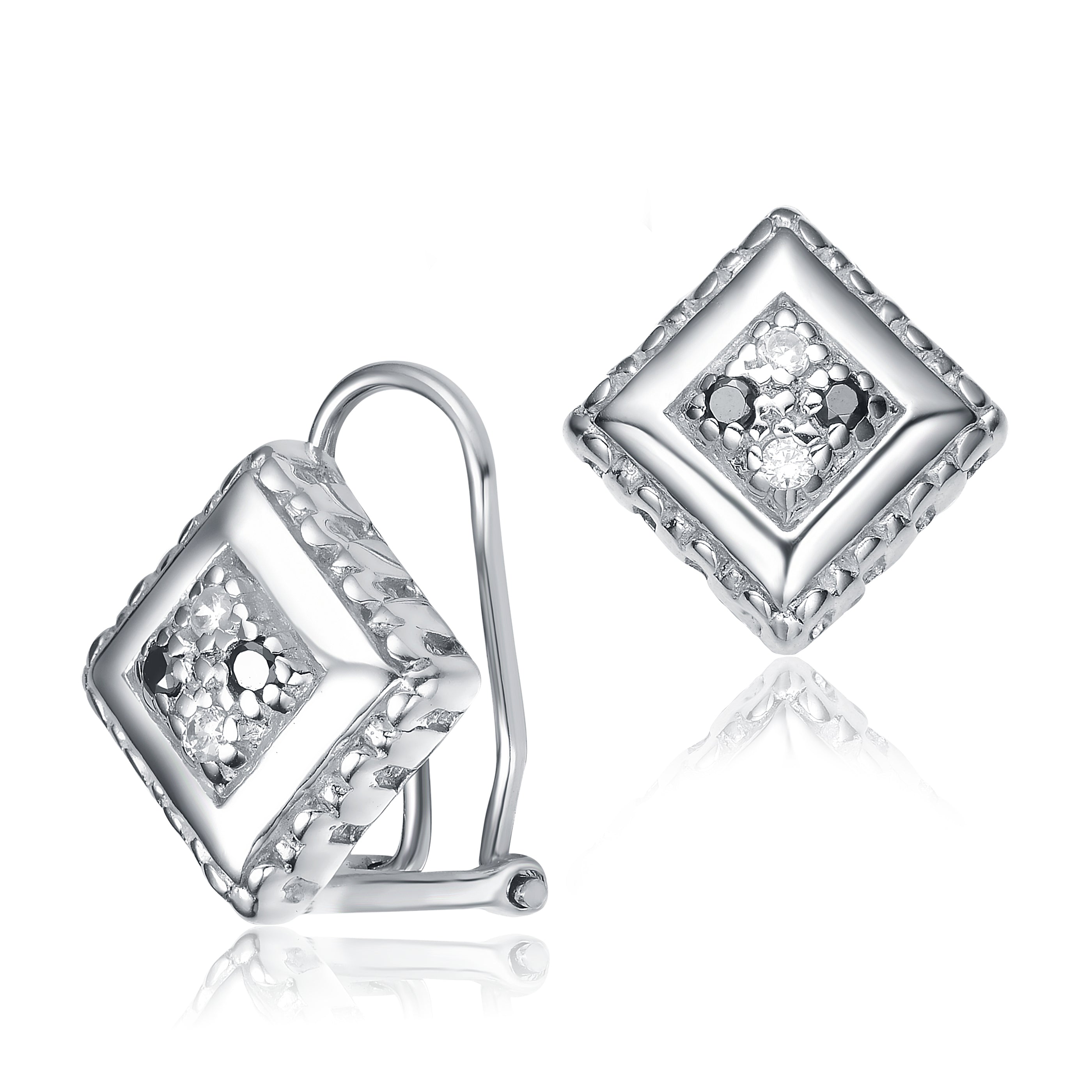 Helene Square Stud Earrings GENEVIVE