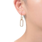 Vilette Dual Link Dainty Earrings GENEVIVE