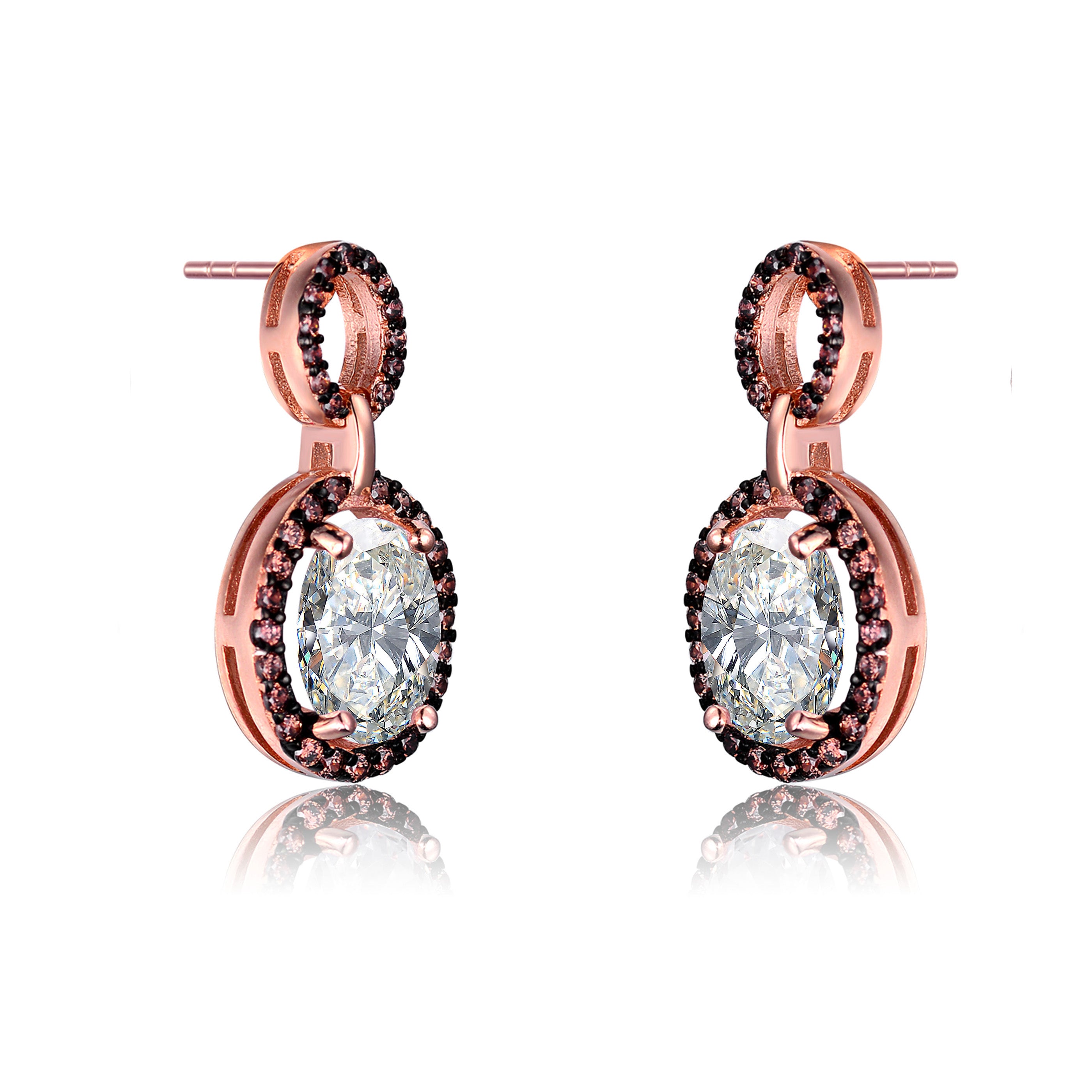 Monfort Dual Color Drop Earrings GENEVIVE