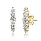 Elena Five-Stone Journey Stud Earrings Genevive