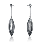 Marguerite V-Shape Dangling Earrings GENEVIVE