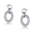 Triomphe Circle Drop Earrings GENEVIVE