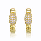 Henriette Scalloped Huggie Hoop Earrings GENEVIVE