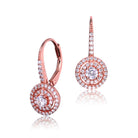 Marie Double Halo Earrings GENEVIVE