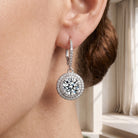 Marie Rhodium Plated Earrings Genevive