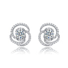 Yvonne Luminous Orbit Swirling Sophistication Stud Earrings GENEVIVE