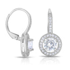 Marie Round Drop Stud Earrings GENEVIVE