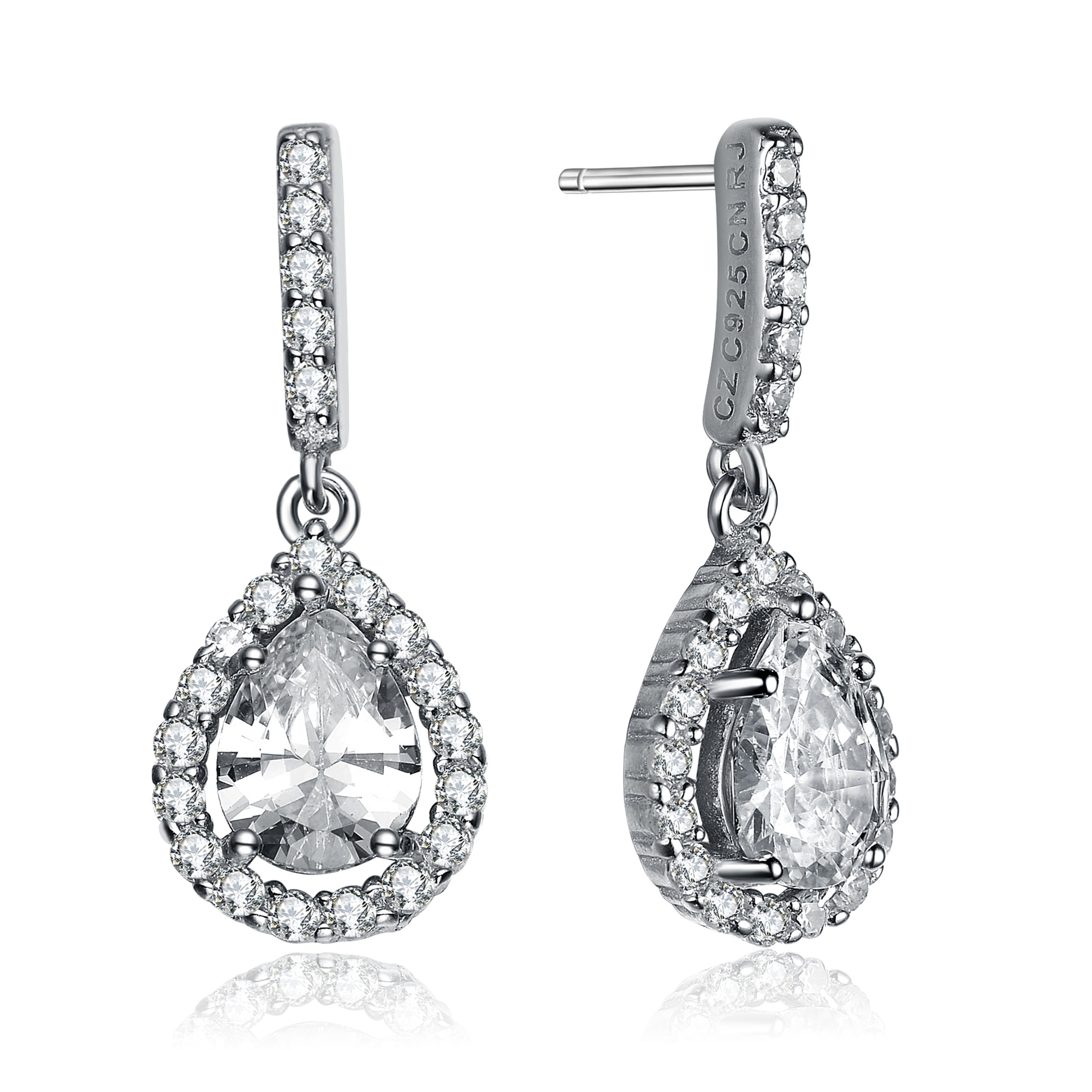 Constance Pear Drop Earrings - GENEVIVE
