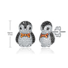 Noelle Penguin Stud Earrings Genevive