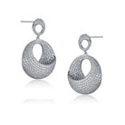 Noémie Overlap Circle Earrings Genevive