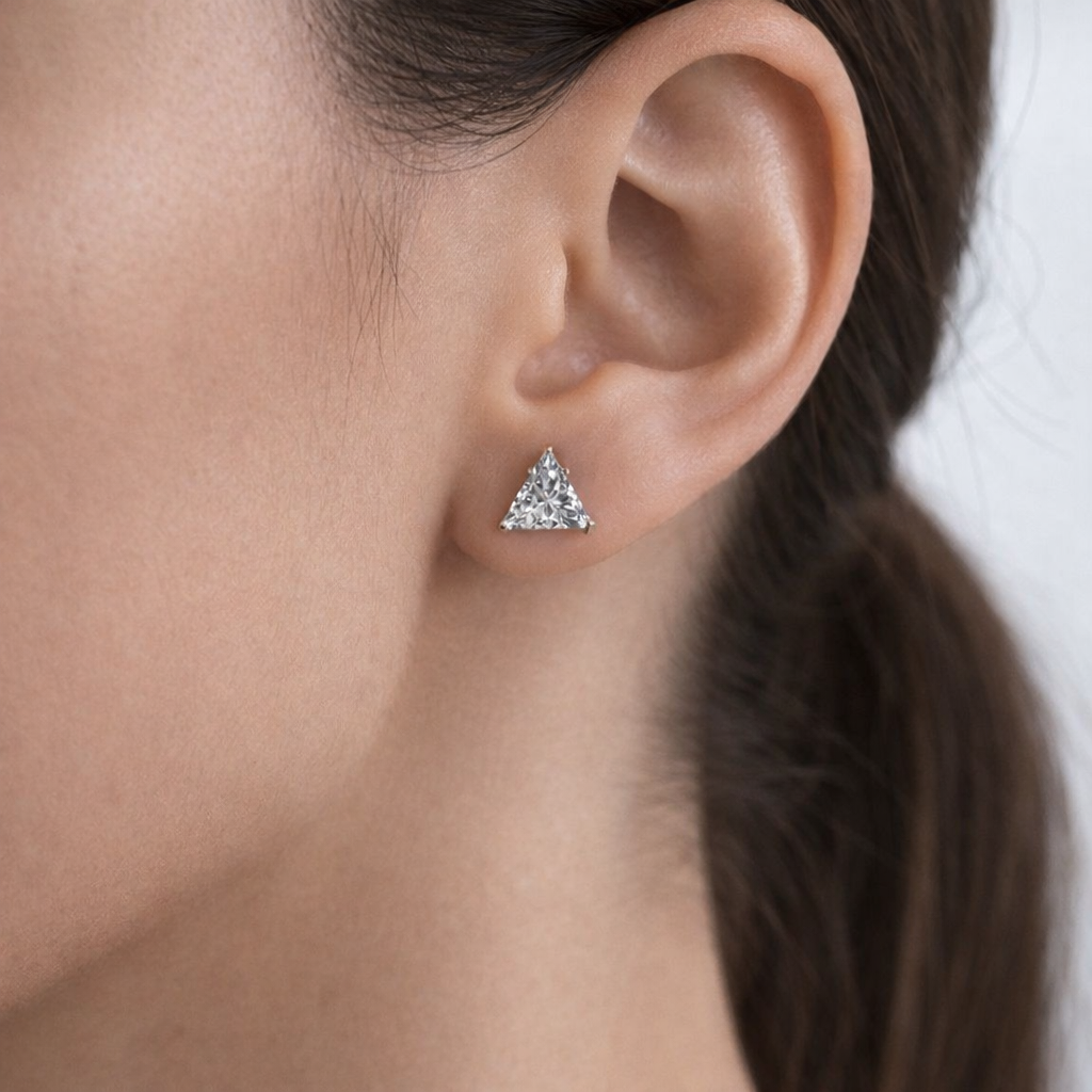 Elise Triangle Déco Classic Earrings GENEVIVE