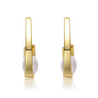 Delphine Golden Ribbon Pearl Earring GENEVIVE