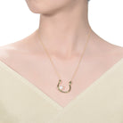 Brigitte Pearl "U" Necklace GENEVIVE