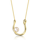 Brigitte Pearl "U" Necklace GENEVIVE