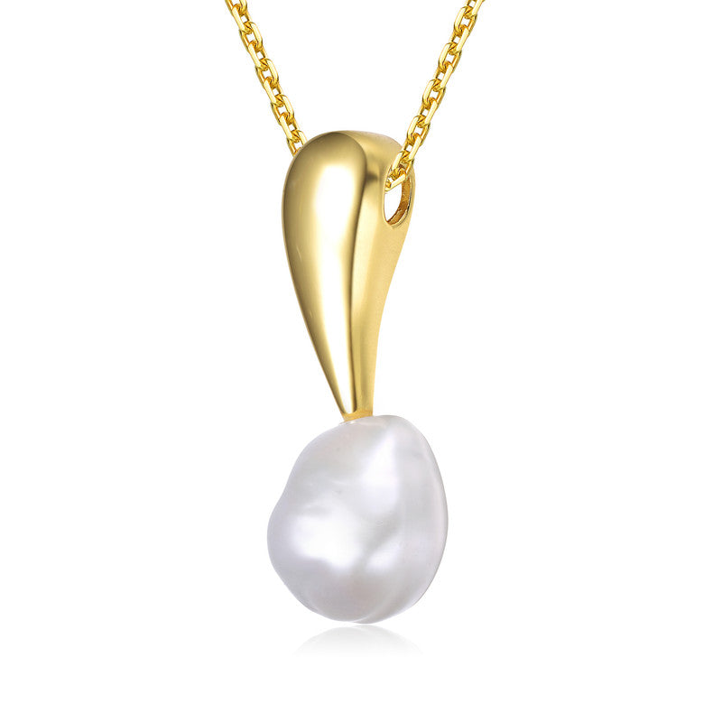 Brigitte Pearl Drop Pendant Necklace GENEVIVE