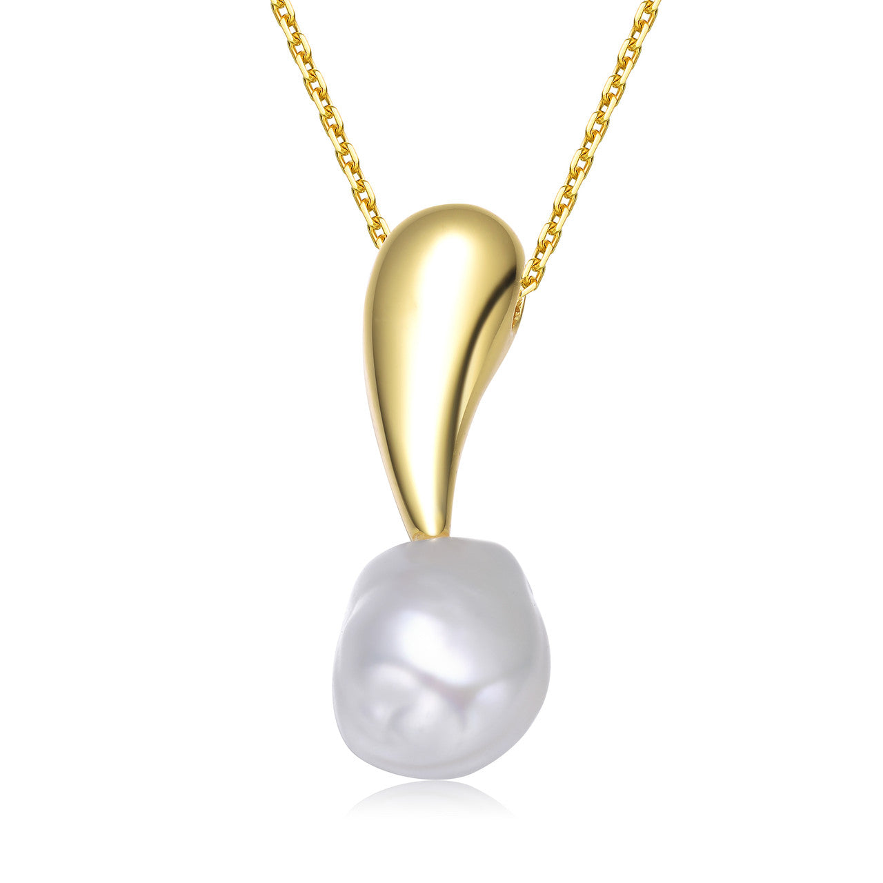 Brigitte Pearl Drop Pendant Necklace GENEVIVE