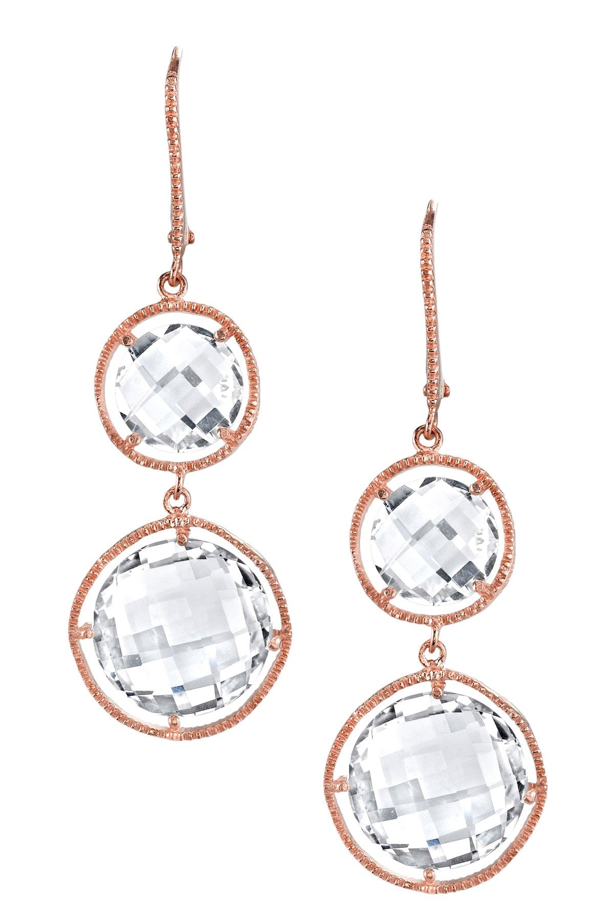 Jacqueline Double Drop Earrings GENEVIVE