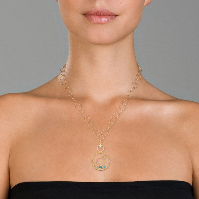 Fabienne Circles Necklace GENEVIVE