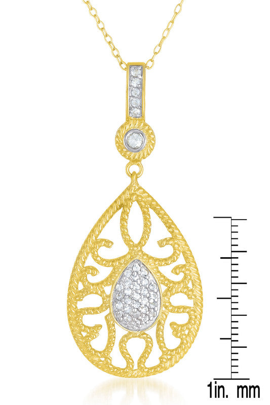 Gabrielle Gold Pendant GENEVIVE