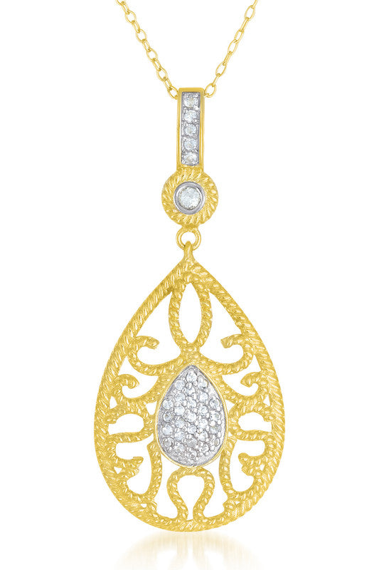 Gabrielle Gold Pendant GENEVIVE