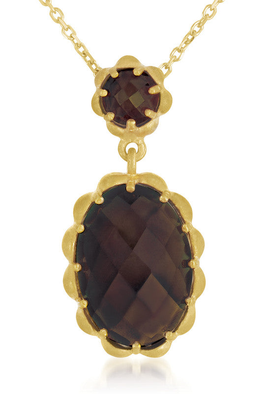 Jeanne Stone Pendant Necklace GENEVIVE