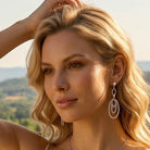 Justine Multi Oval Earrings GENEVIVE