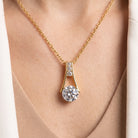 Cannes Lumieres Golden Pendant GENEVIVE