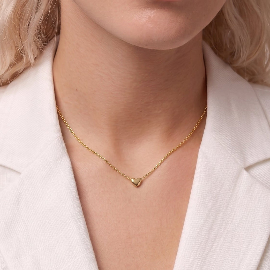 Isabella Heart Stacking Pendant Necklace GENEVIVE