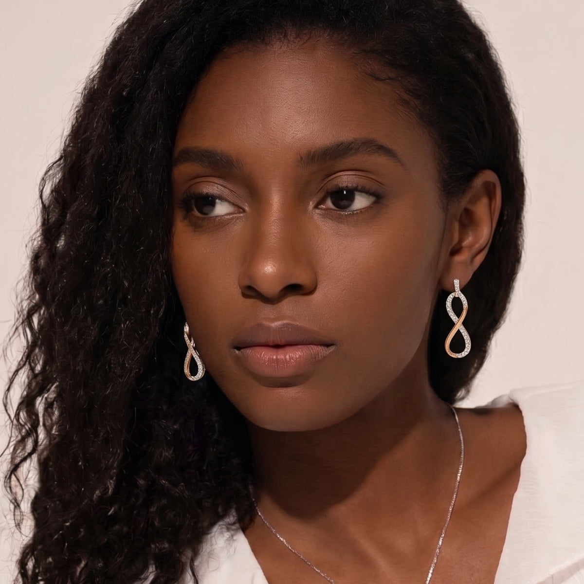 Estelle Swirl Design Earrings GENEVIVE