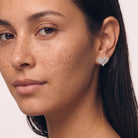 Noémie Heart Stud Earrings GENEVIVE