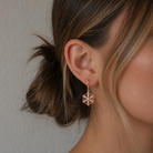 Champéry Snowflake Drop Christmas Earrings GENEVIVE