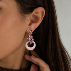 Louise Clustered Round Limited Edition Earrings Genevive