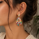 Henriette Maxi Couture Teardrop Earrings GENEVIVE