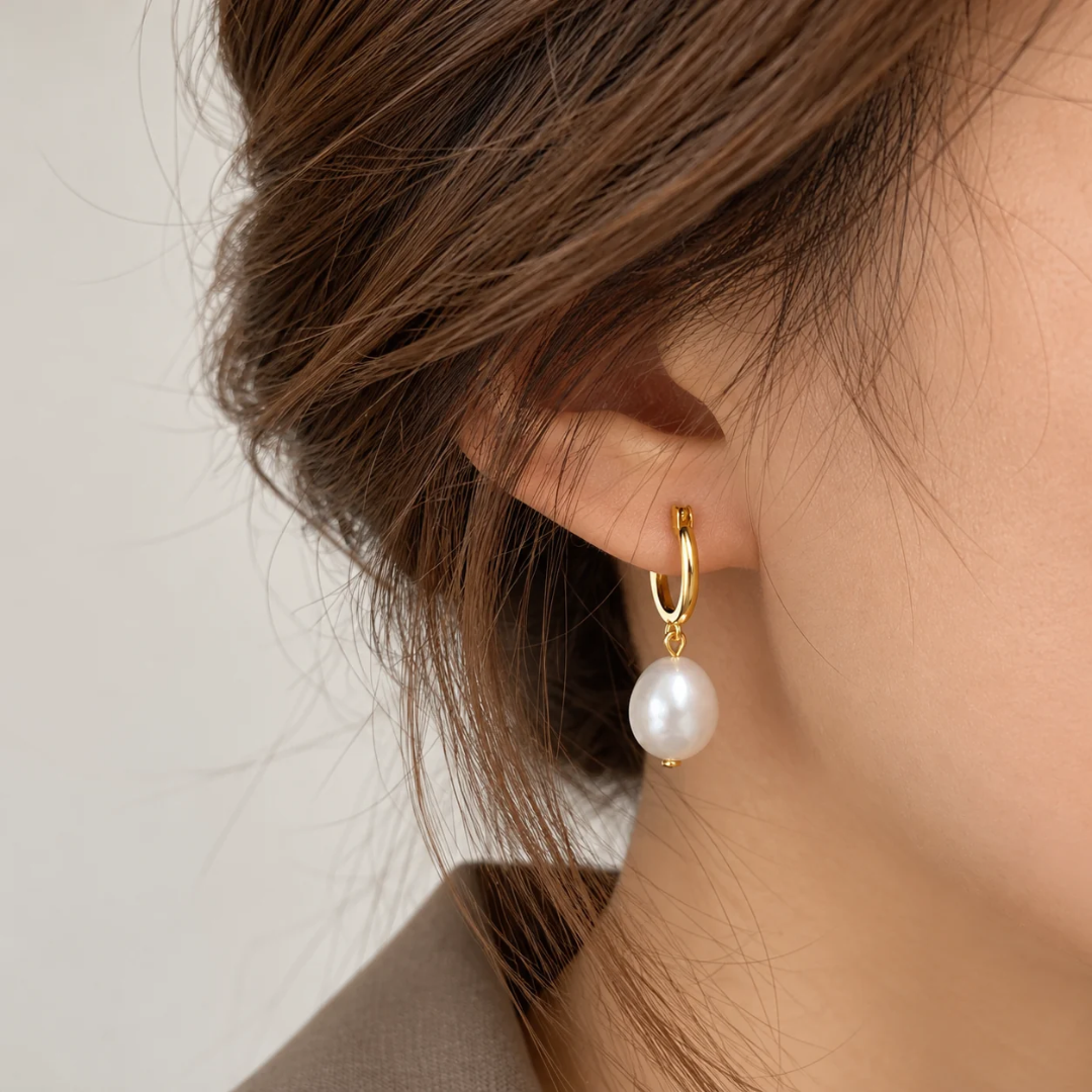 Juliette Dangle Couture Earrings Palladium Plating GENEVIVE