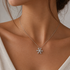 Champéry Snowflake Midi Pendant Necklace GENEVIVE